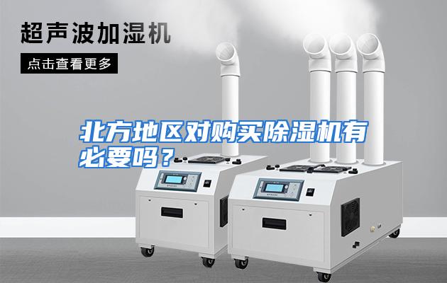 北方地区对购买除湿机有必要吗?