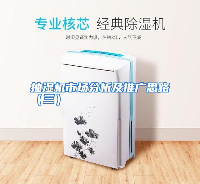 抽湿机市场分析及推广思路（三）