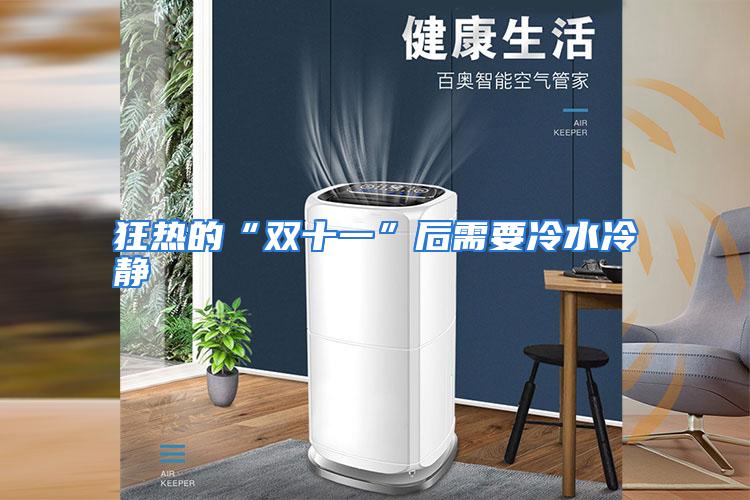 狂热的“双十一”后需要冷水冷静