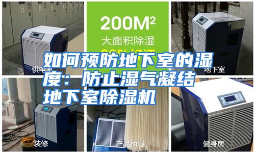 如何预防地下室的湿度：防止湿气凝结 地下室除湿机