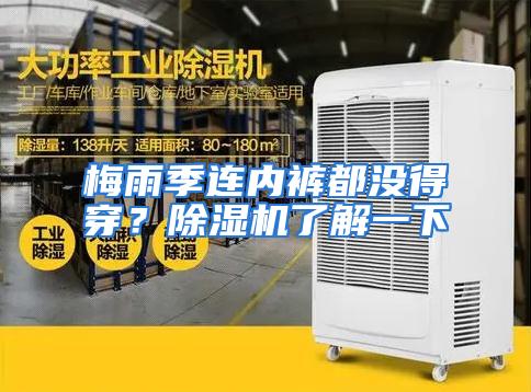 梅雨季连内裤都没得穿?除湿机了解一下