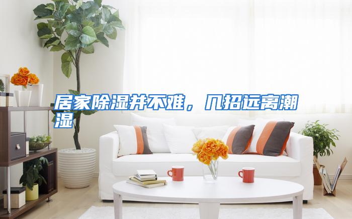 居家除湿并不难，几招远离潮湿