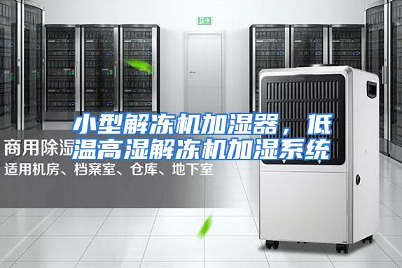 小型解冻机加湿器,低温高湿解冻机加湿系统