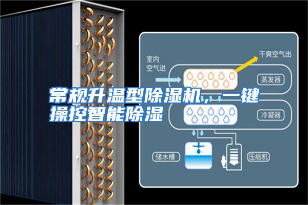 常规升温型除湿机，一键操控智能除湿