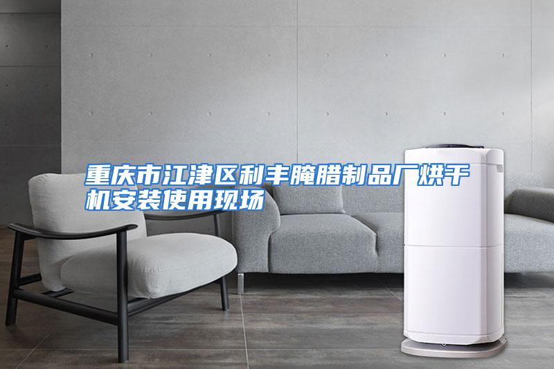 重庆市江津区利丰腌腊制品厂烘干机安装使用现场