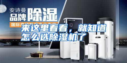 来这里看看,就知道怎么选除湿机了
