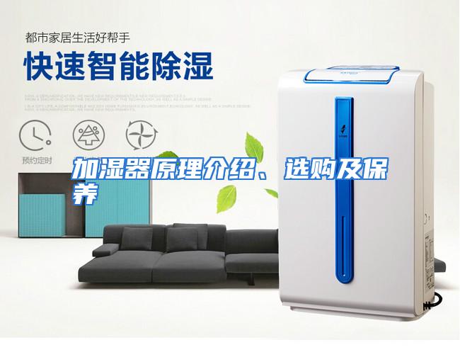 加湿器原理介绍、选购及保养