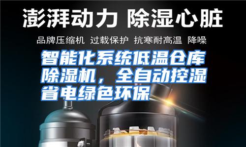 智能化系统低温仓库除湿机，全自动控湿省电绿色环保