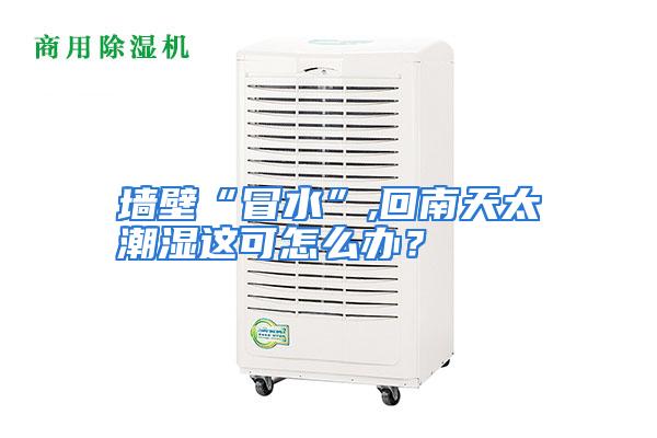 墙壁“冒水”,回南天太潮湿这可怎么办？