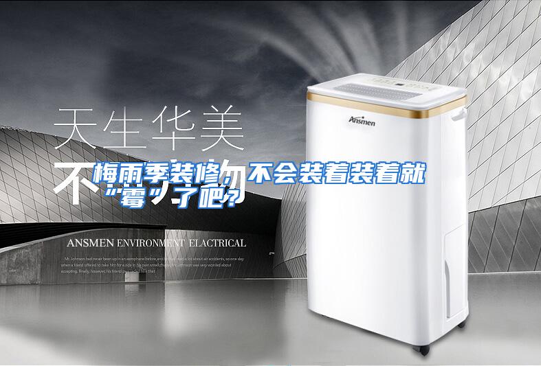 梅雨季装修，不会装着装着就“霉”了吧？