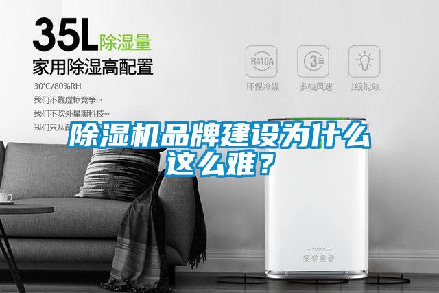 除湿机品牌建设为什么这么难?