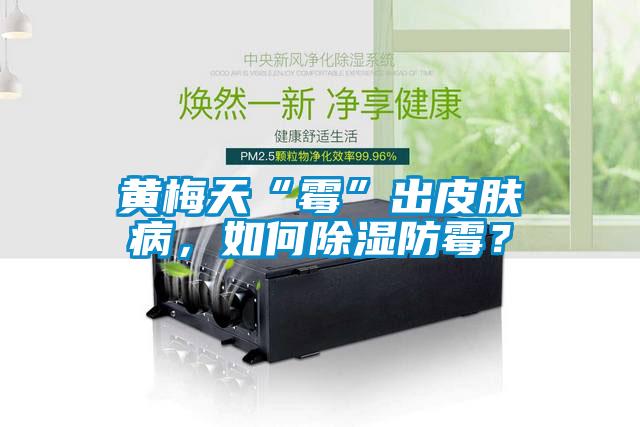 黄梅天“霉”出皮肤病，如何除湿防霉？