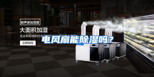 电风扇能除湿吗？