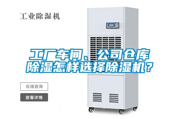 工厂车间、公司仓库除湿怎样选择除湿机？