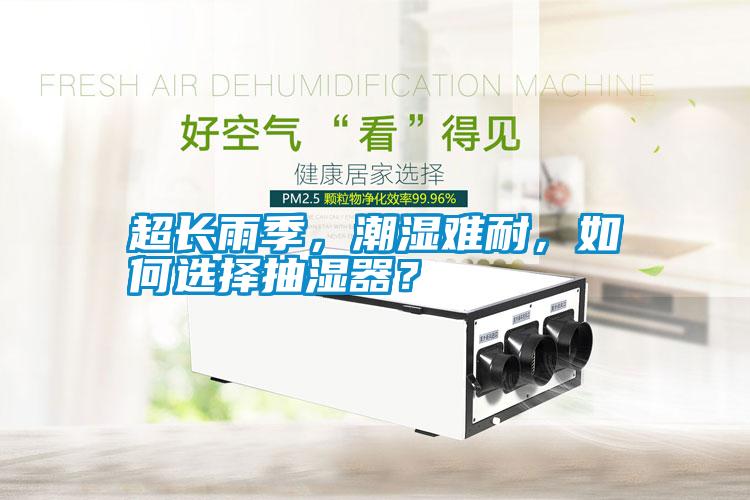 超长雨季，潮湿难耐，如何选择抽湿器？