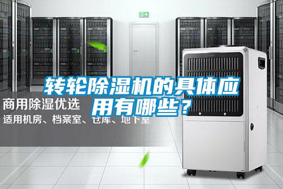 转轮除湿机的具体应用有哪些？