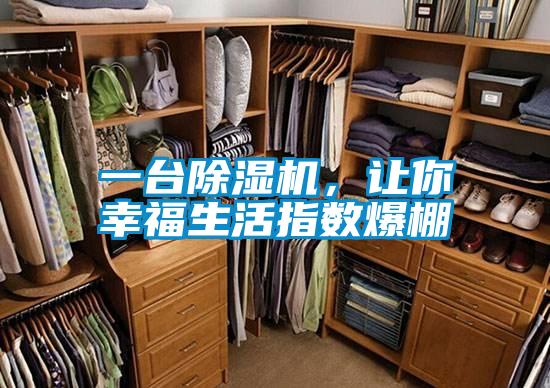 一台除湿机，让你幸福生活指数爆棚