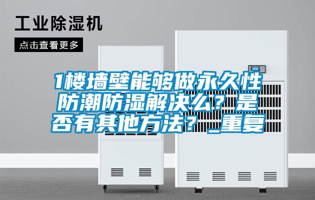 1楼墙壁能够做永久性防潮防湿解决么?是否有其他方法?_重复