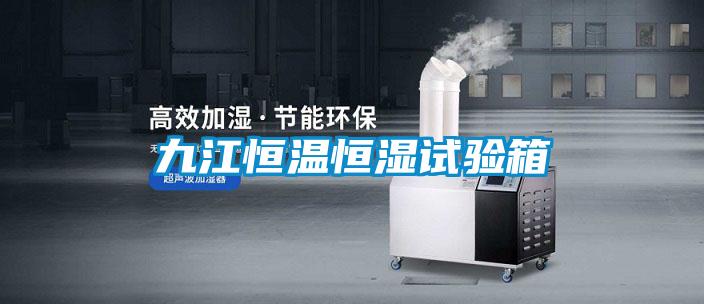 九江恒温恒湿试验箱