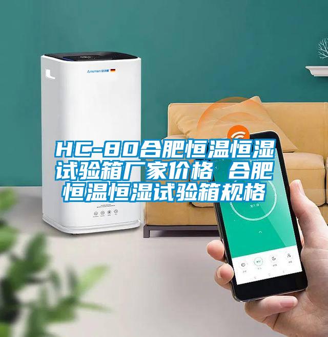 HC-80合肥恒温恒湿试验箱厂家价格 合肥恒温恒湿试验箱规格
