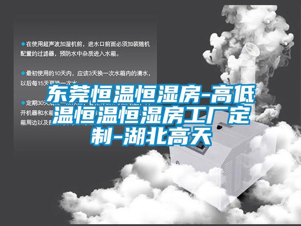 东莞恒温恒湿房-高低温恒温恒湿房工厂定制-湖北高天