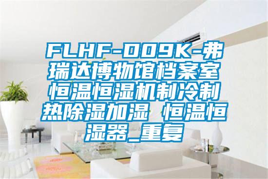 FLHF-D09K-弗瑞达博物馆档案室恒温恒湿机制冷制热除湿加湿 恒温恒湿器_重复