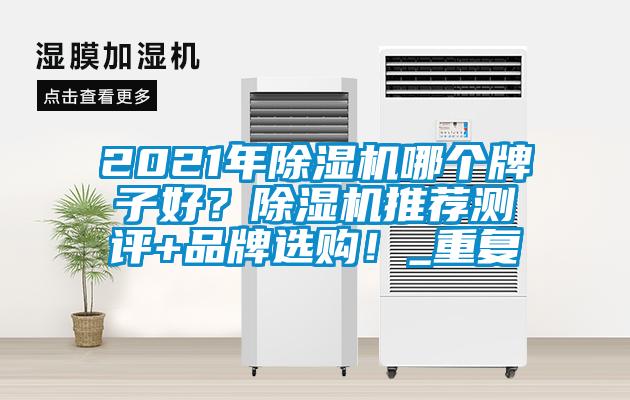 2021年除湿机哪个牌子好？除湿机推荐测评+品牌选购！_重复