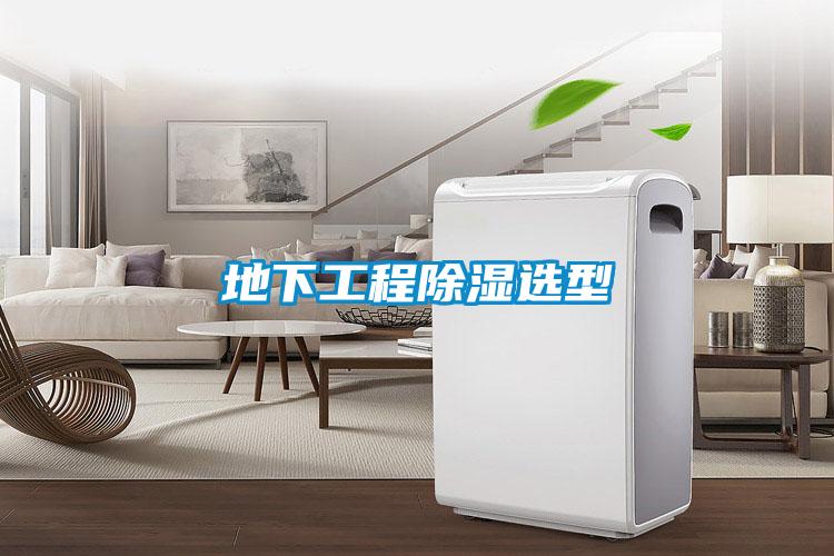 地下工程除湿选型