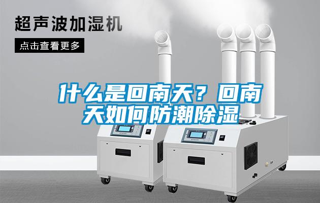什么是回南天?回南天如何防潮除湿