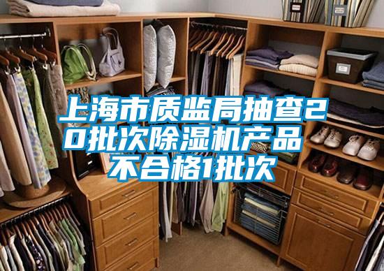 上海市质监局抽查20批次除湿机产品 不合格1批次