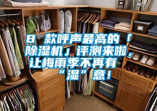 8 款呼声最高的「除湿机」评测来啦，让梅雨季不再有“湿”意！