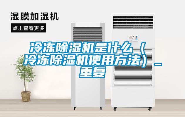 冷冻除湿机是什么（ 冷冻除湿机使用方法）_重复