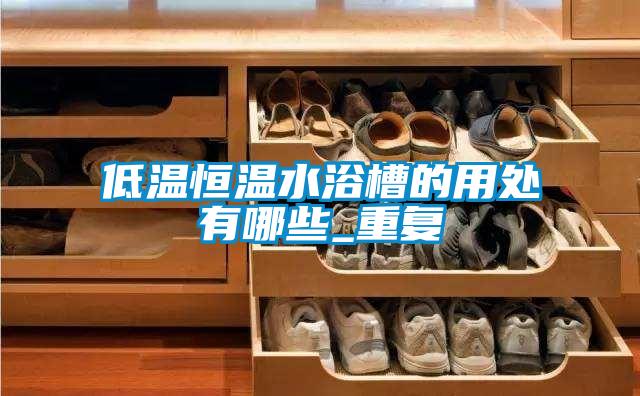 低温恒温水浴槽的用处有哪些_重复