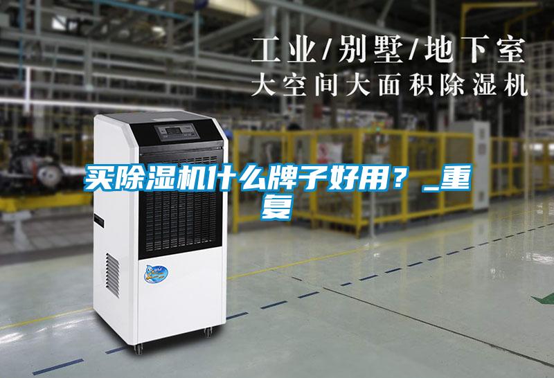 买除湿机什么牌子好用？_重复