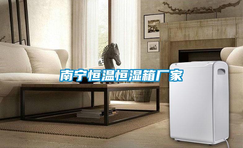 南宁恒温恒湿箱厂家