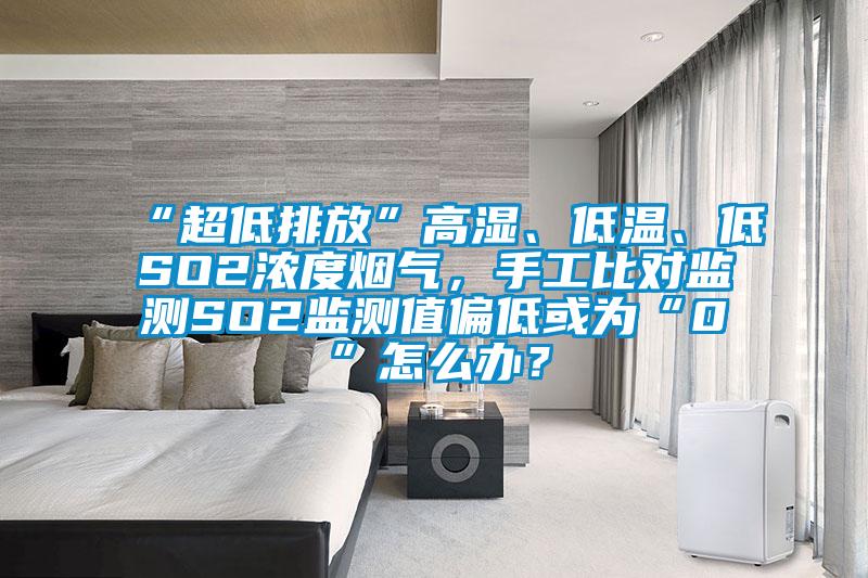 “超低排放”高湿、低温、低SO2浓度烟气,手工比对监测SO2监测值偏低或为“0”怎么办?