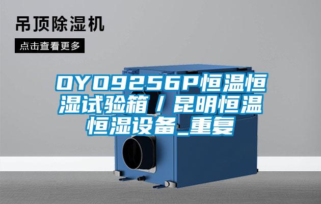 OYO9256P恒温恒湿试验箱／昆明恒温恒湿设备_重复