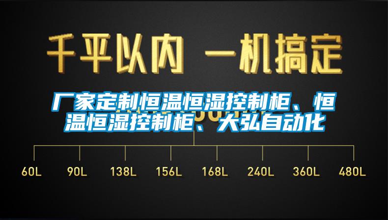 厂家定制恒温恒湿控制柜、恒温恒湿控制柜、大弘自动化