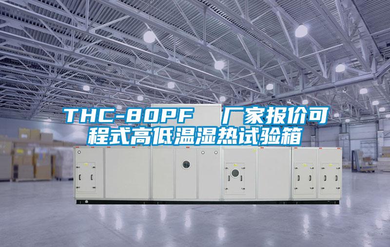THC-80PF  厂家报价可程式高低温湿热试验箱