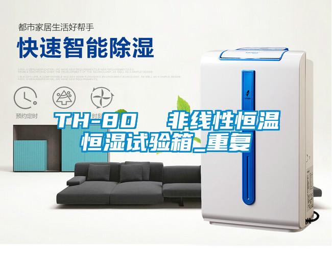 TH-80  非线性恒温恒湿试验箱_重复