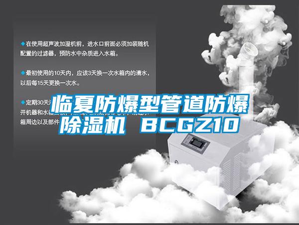 临夏防爆型管道防爆除湿机 BCGZ10