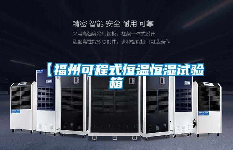【福州可程式恒温恒湿试验箱