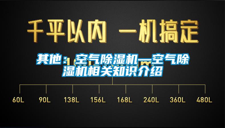 其他:空气除湿机—空气除湿机相关知识介绍