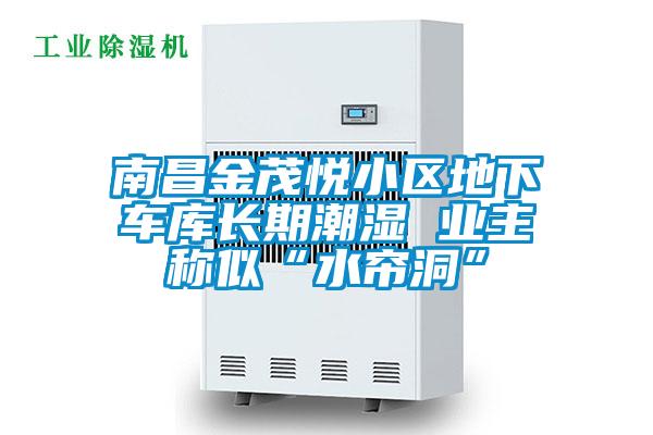 南昌金茂悦小区地下车库长期潮湿 业主称似“水帘洞”