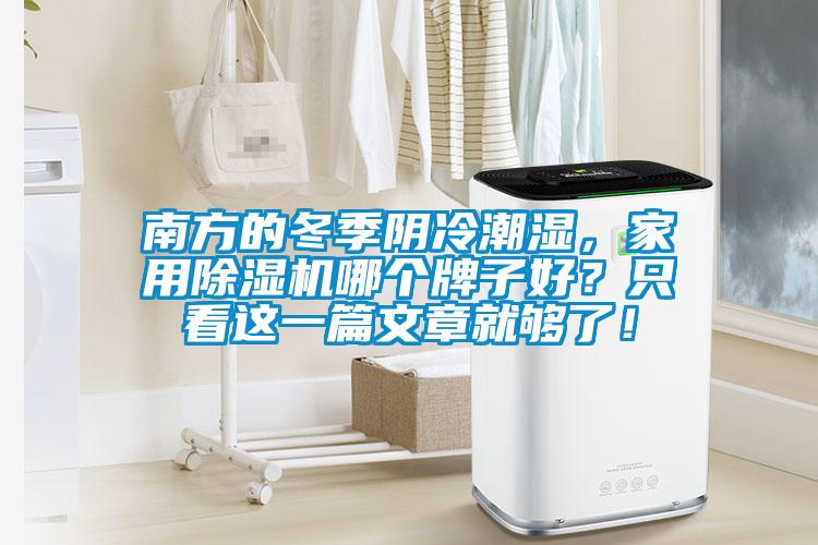 南方的冬季阴冷潮湿,家用除湿机哪个牌子好?只看这一篇文章就够了!