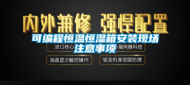 可编程恒温恒湿箱安装现场注意事项