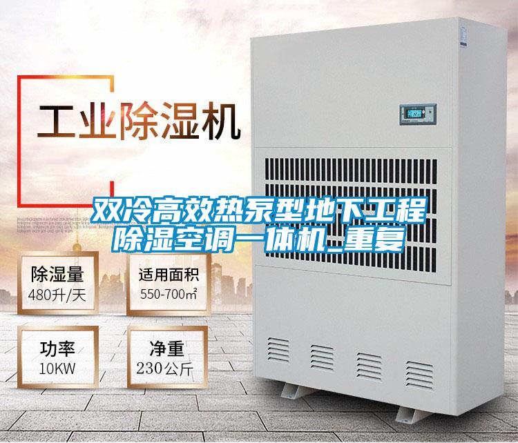 双冷高效热泵型地下工程除湿空调一体机_重复