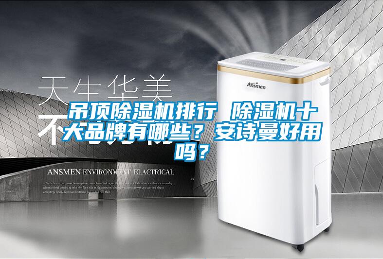 吊顶除湿机排行 除湿机十大品牌有哪些？安诗曼好用吗？