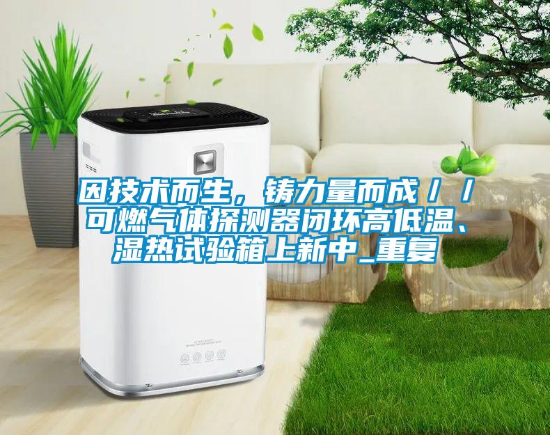 因技术而生，铸力量而成／／可燃气体探测器闭环高低温、湿热试验箱上新中_重复