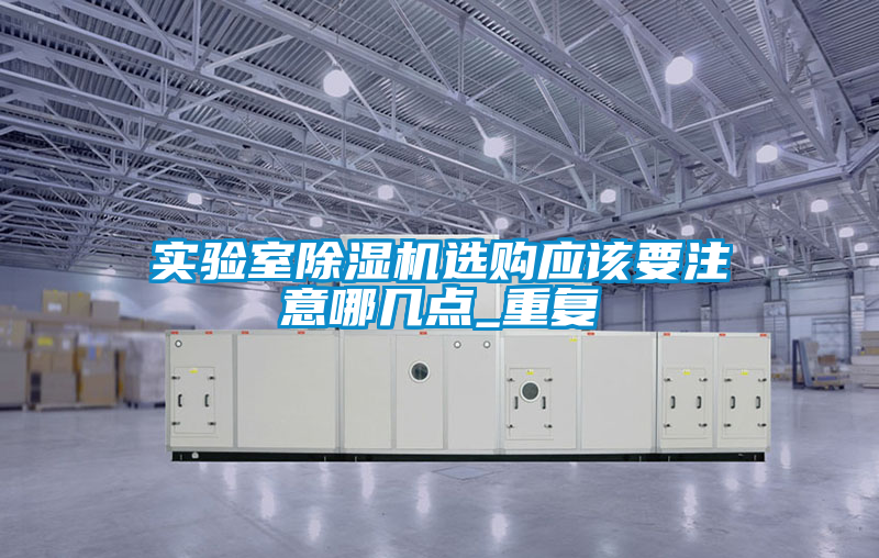 实验室除湿机选购应该要注意哪几点_重复
